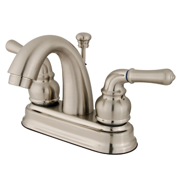 4" Centerset Bathroom Faucet, Brushed Nickel